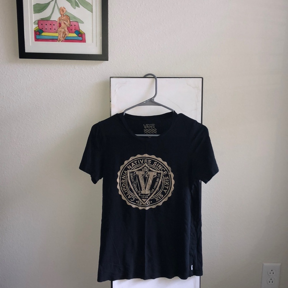 Black Vintage Vans Tee